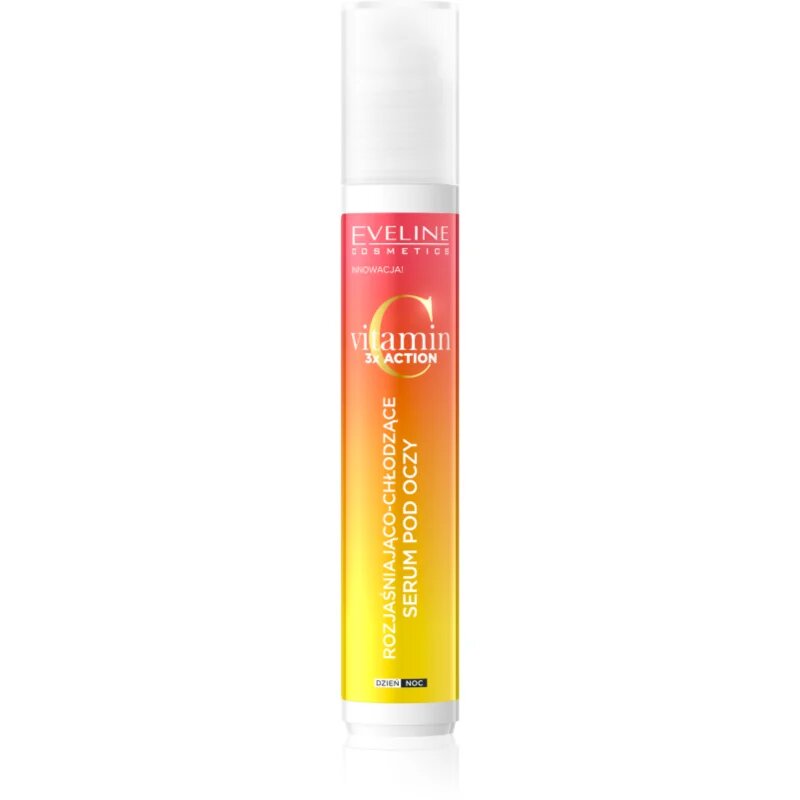 Eveline Cosmetics Vitamin C 3x Action ser pentru ochi cu efect de iluminare roll-on 15 ml