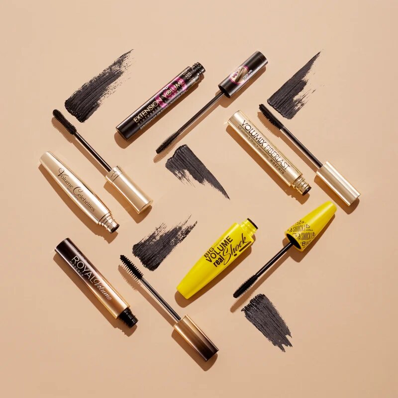 Eveline Cosmetics Volume Celebrities mascara cu efect de volum culoare Deep Black 9 ml
