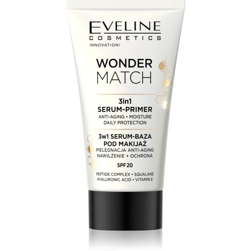 Eveline Cosmetics Wonder Match baza de machiaj 3 in 1 SPF 20 30 ml