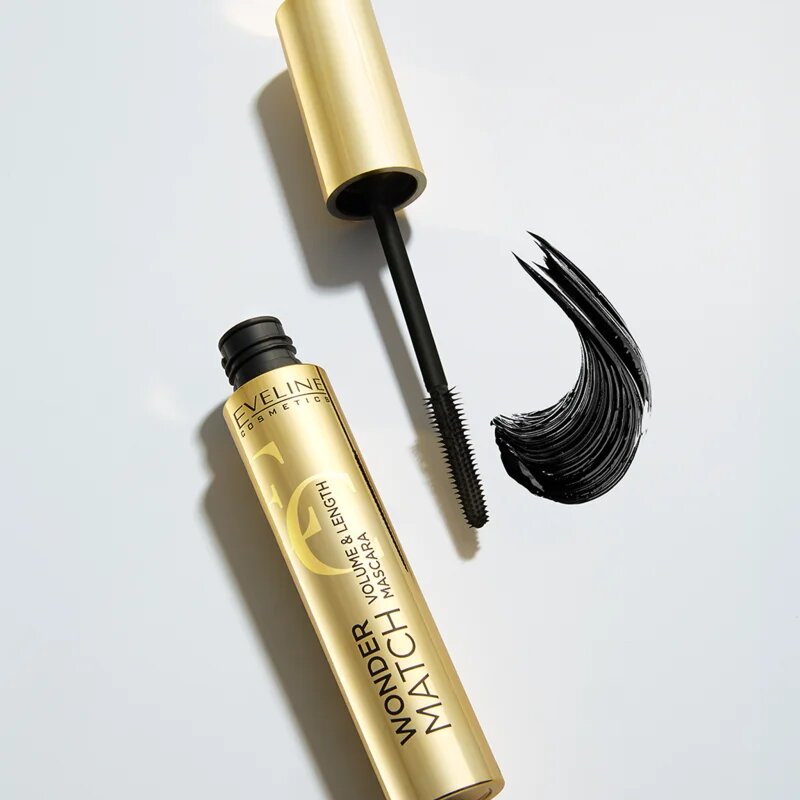 Eveline Cosmetics Wonder Match mascara pentru volum si consistenta culoare Black 7 ml