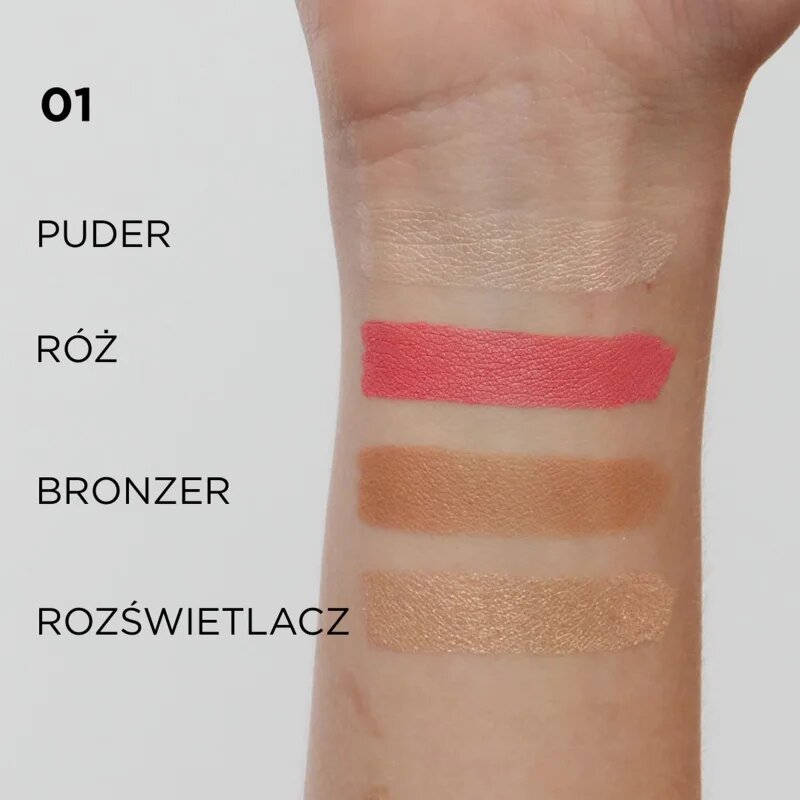 Eveline Cosmetics Wonder Match paleta pentru fata multifunctionala 4 in 1 culoare 01 108 g
