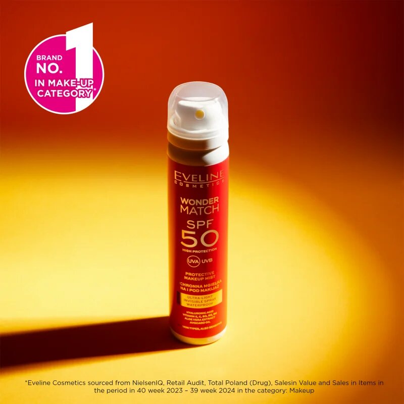Eveline Cosmetics Wonder Match SPF 50 aburi de protecție SPF 50 75 ml