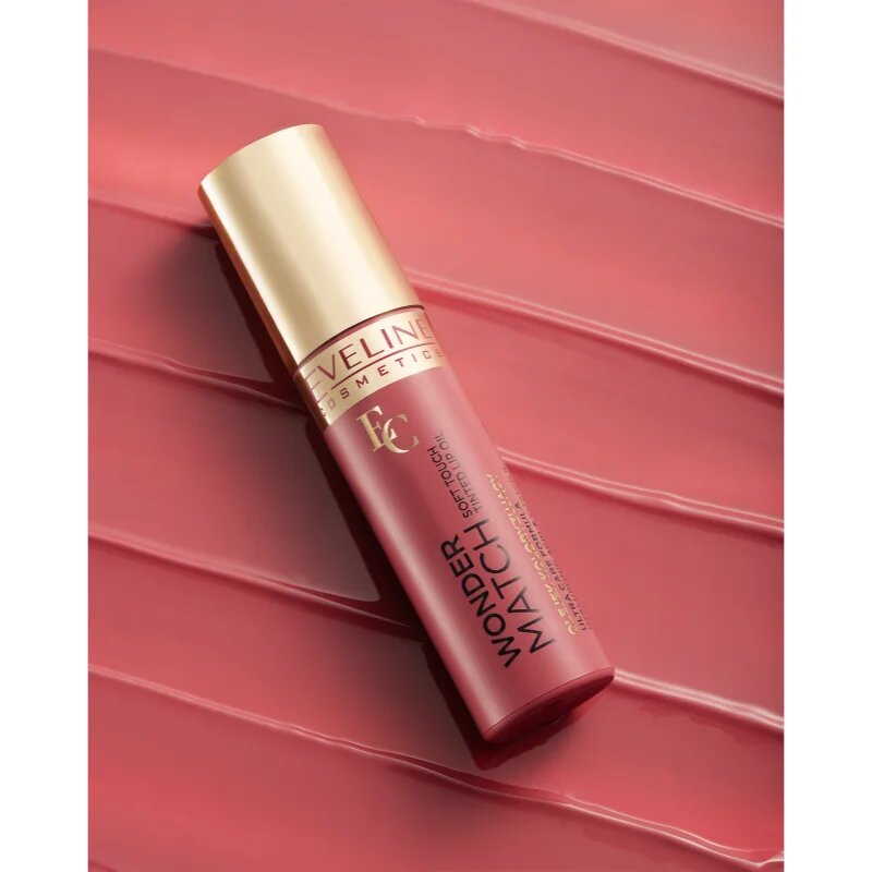 Eveline Cosmetics Wonder Match ulei hidratant de buze culoare 04 Raspberry Sorbet 5 ml