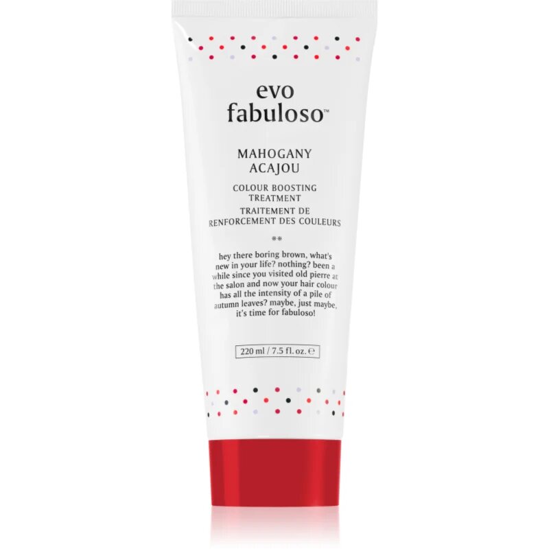 EVO Fabuloso Colour Boosting Treatment balsam pentru a evidentia culoarea parului culoare Mahogany 220 ml