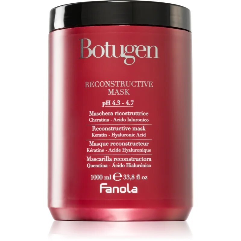 Fanola Botugen Reconstructive Mask masca pentru regenerare pentru păr uscat și deteriorat 1000 ml