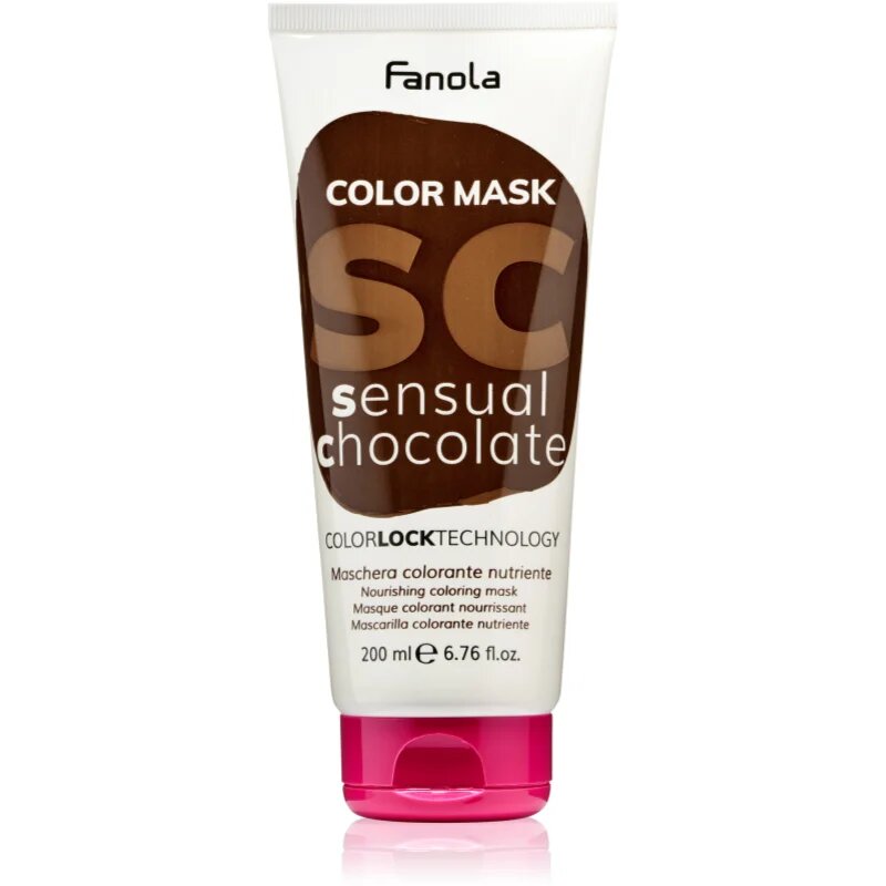 Fanola Color Mask mască colorantă pentru păr SENSUAL CHOCOLATE 200 ml