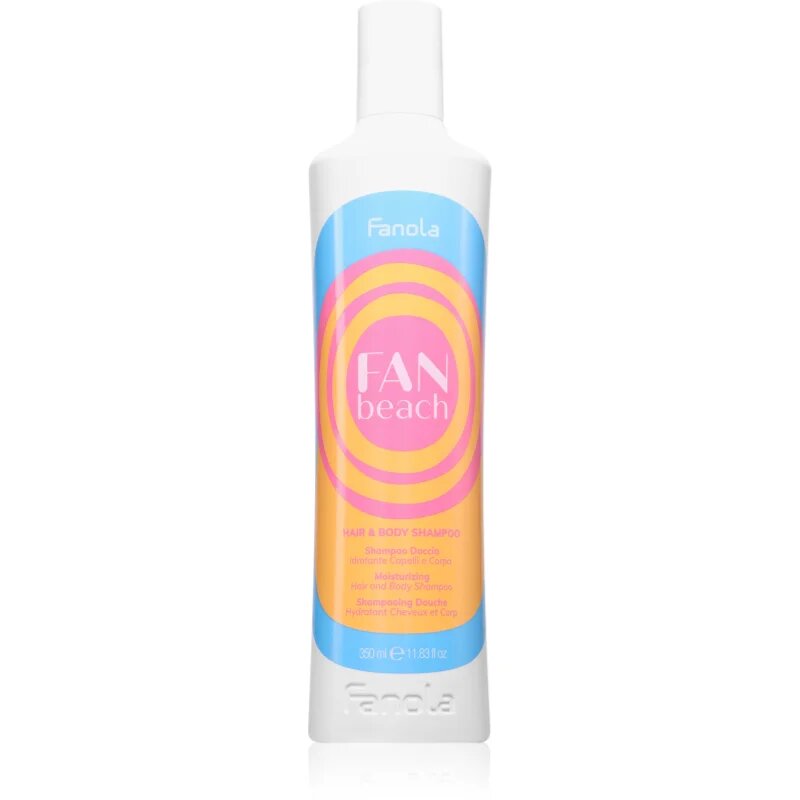 Fanola FAN Beach Hair & Body Shampoo sampon hidratant pentru corp si par 350 ml