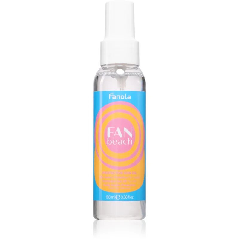 Fanola FAN Beach Sun Oil Ulei protector de păr pentru protecție solară 100 ml