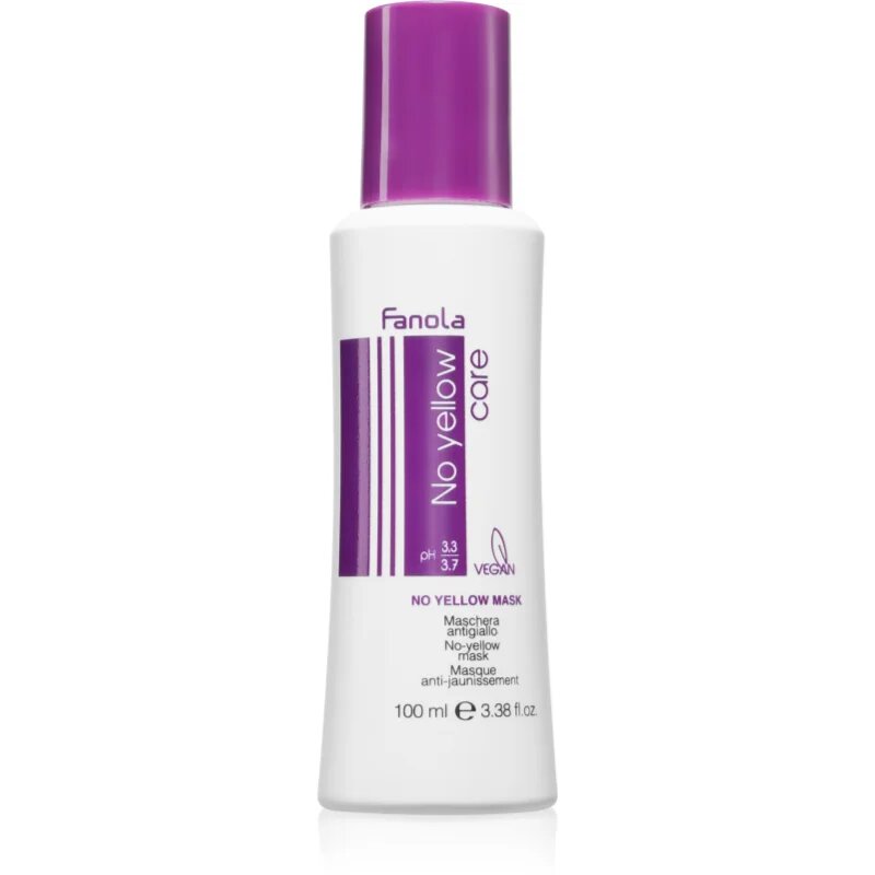 Fanola No Yellow Mask masca neutralizeaza tonurile de galben 100 ml
