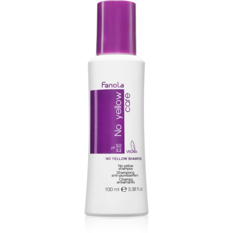 Fanola No Yellow Shampoo șampon neutralizeaza tonurile de galben 100 ml