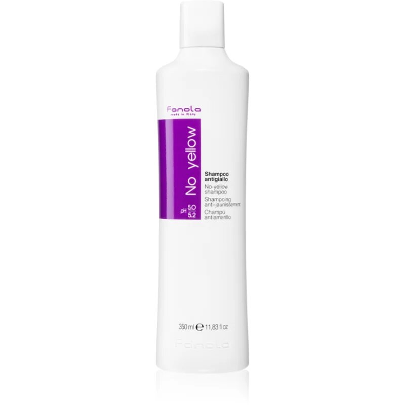 Fanola No Yellow Shampoo șampon neutralizeaza tonurile de galben 350 ml