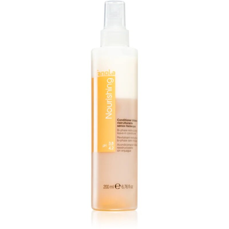 Fanola Nourishing conditioner Spray Leave-in pentru păr uscat și deteriorat 200 ml