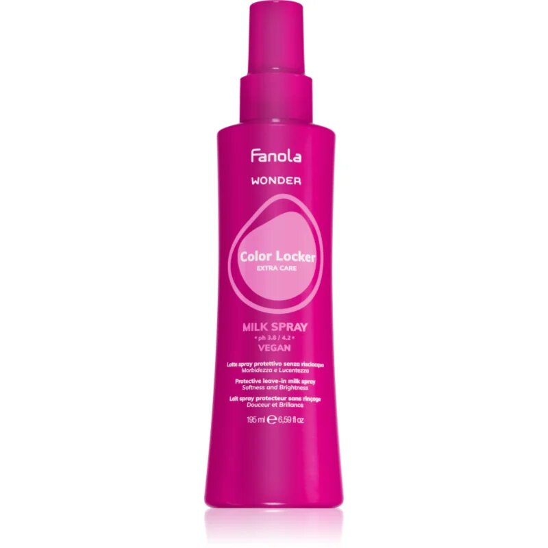 Fanola Wonder Color Locker Milk Spray spray-loțiune de protecție pentru păr vopsit 195 ml