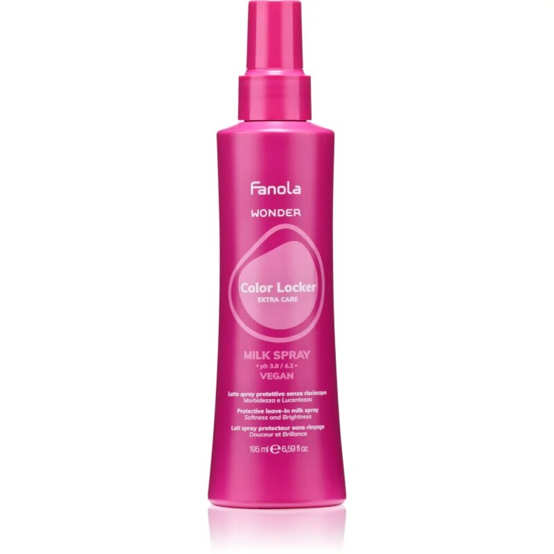 Fanola Wonder Color Locker Milk Spray spray-loțiune de protecție pentru păr vopsit 195 ml