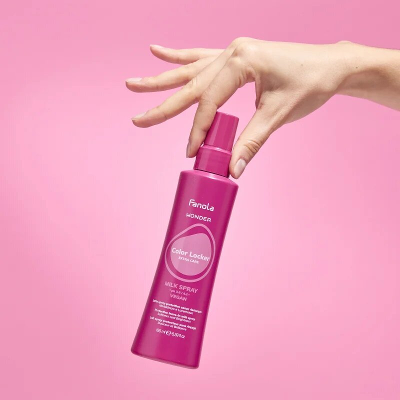 Fanola Wonder Color Locker Milk Spray spray-loțiune de protecție pentru păr vopsit 195 ml