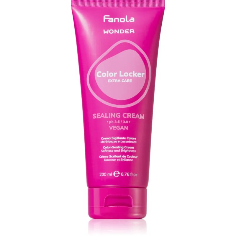 Fanola Wonder Color Locker Sealing Cream crema tonifianta pentru păr vopsit 200 ml