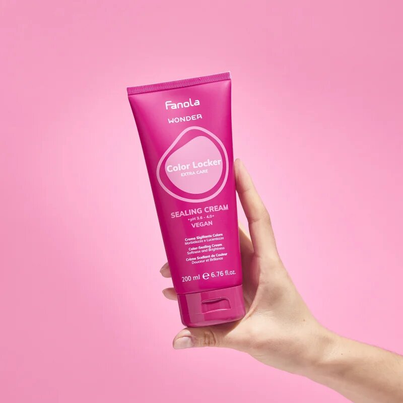 Fanola Wonder Color Locker Sealing Cream crema tonifianta pentru păr vopsit 200 ml