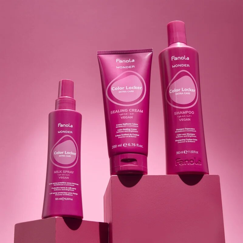Fanola Wonder Color Locker Sealing Cream crema tonifianta pentru păr vopsit 200 ml