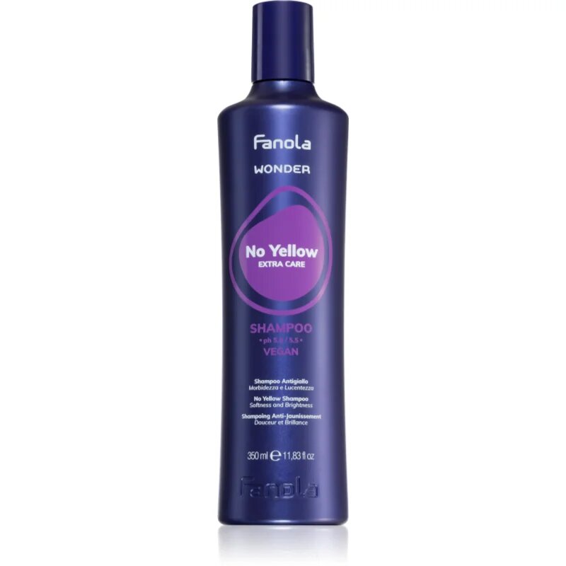 Fanola Wonder No Yellow Shampoo șampon pentru neutralizarea tonurilor de galben 350 ml