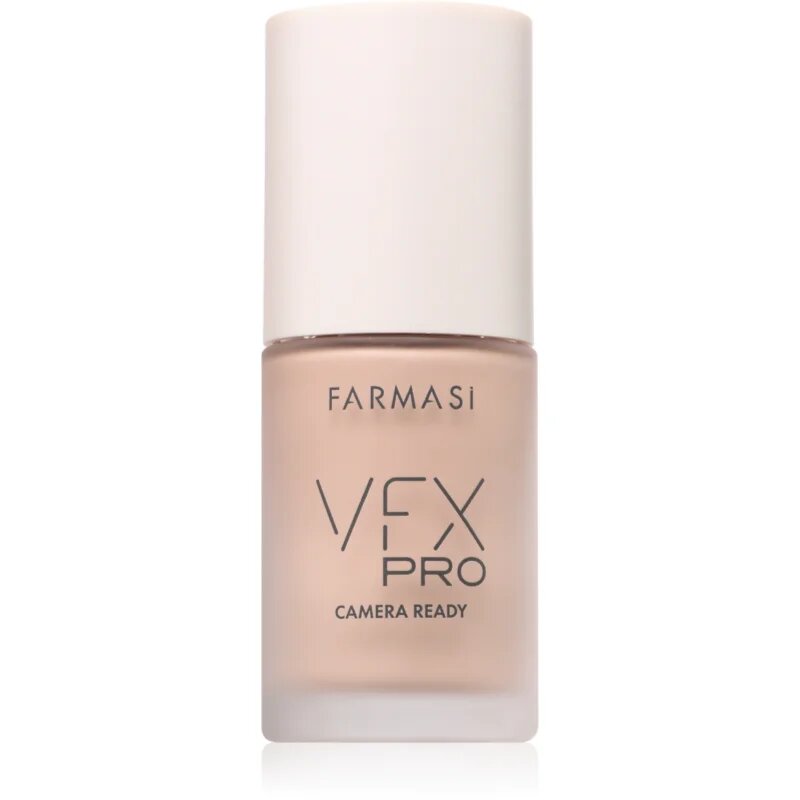 Farmasi VFX Pro Camera Ready fond de ten cu acoperire ridicată cu efect matifiant culoare 01 30 ml