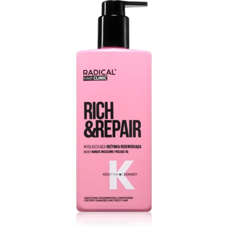 Farmona Hair Clinic Smoothing Regenerating Conditioner balsam regenerator pentru păr uscat și deteriorat 260 ml