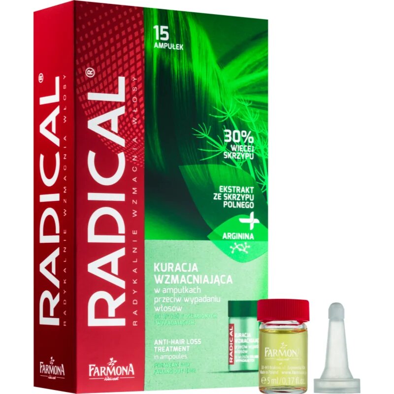 Farmona Radical Hair Loss tratament anti-cădere pentru păr slăbit 15x5 ml