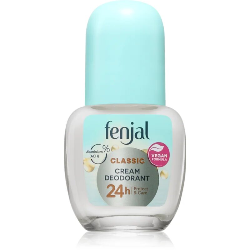 Fenjal Classic deodorant roll-on fără săruri de aluminiu 24 de ore pentru femei 50 ml