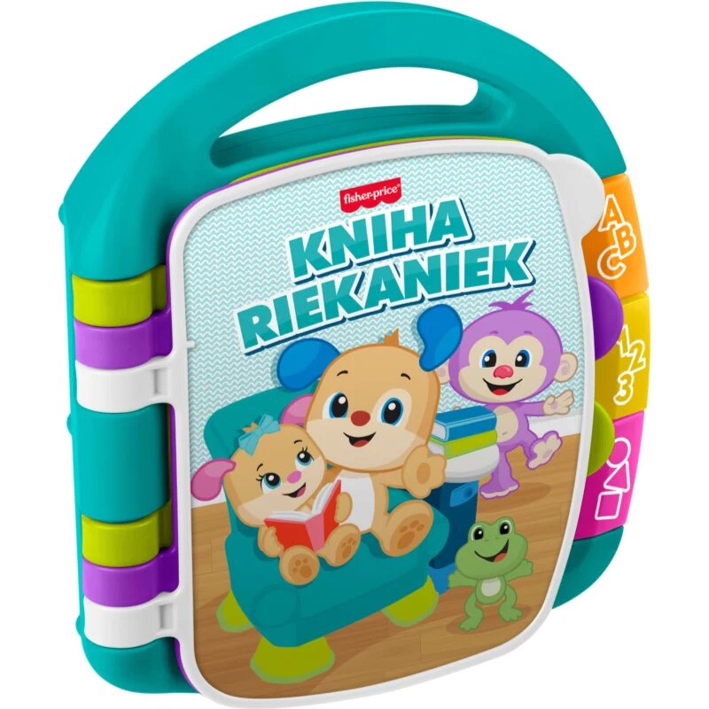 Fisher-Price Musical Book Czech Version carte educativă contrastantă 1 buc