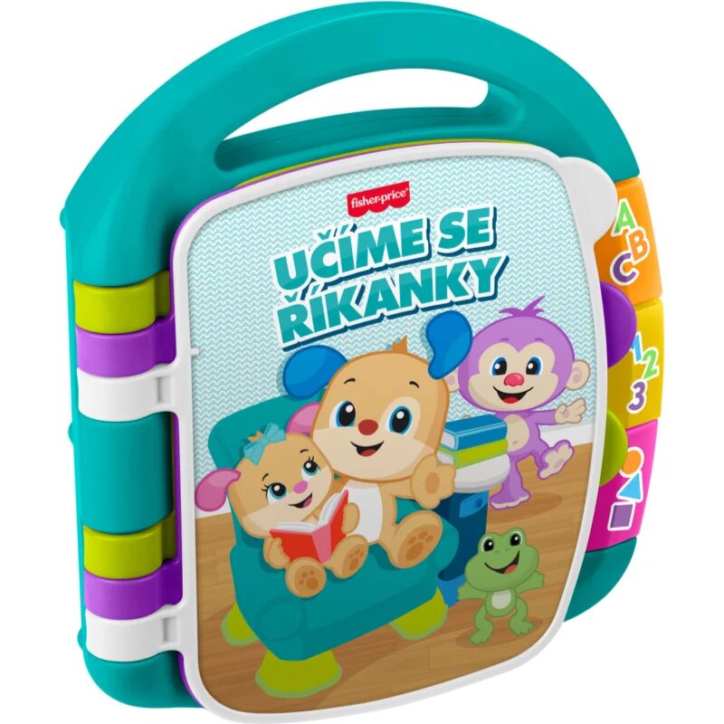 Fisher-Price Musical Book Czech Version carte educativă contrastantă 1 buc