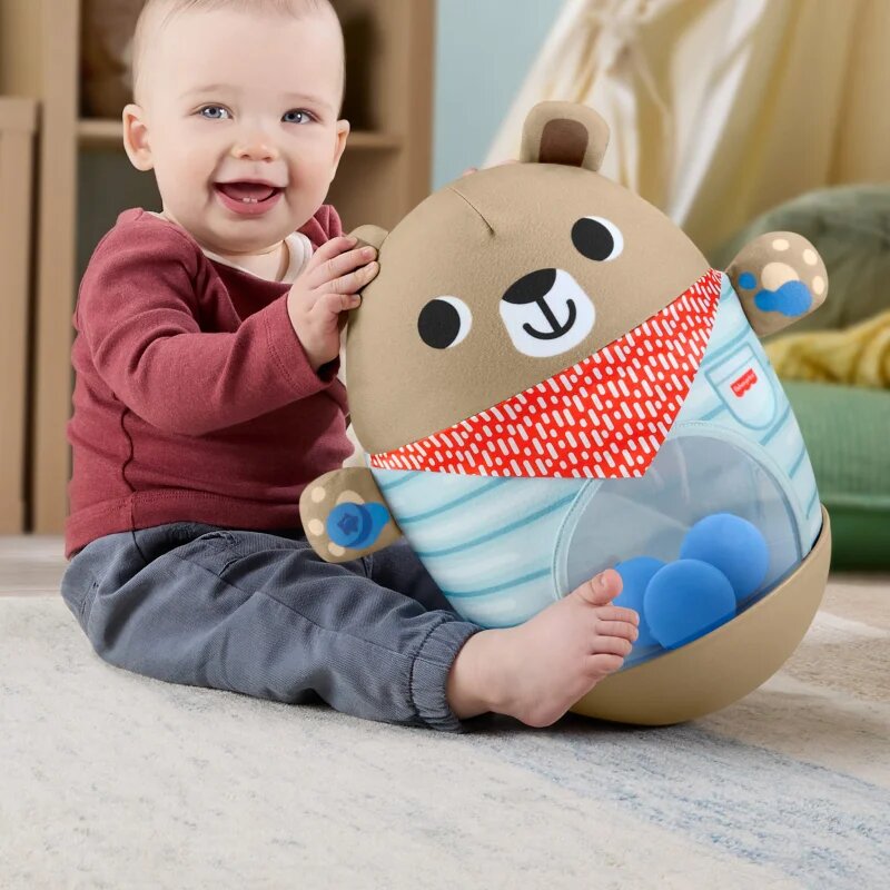 Fisher-Price Roly-Poly Activity Toy Bear jucărie balansoar 1 buc