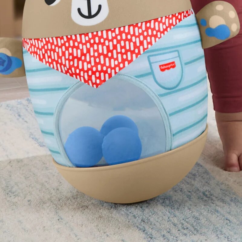 Fisher-Price Roly-Poly Activity Toy Bear jucărie balansoar 1 buc