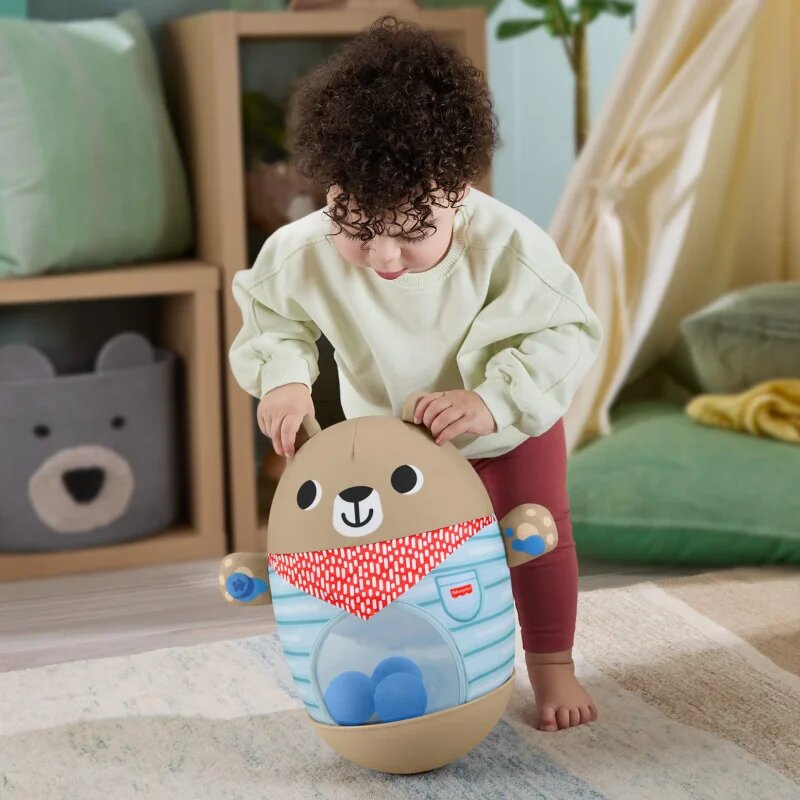 Fisher-Price Roly-Poly Activity Toy Bear jucărie balansoar 1 buc