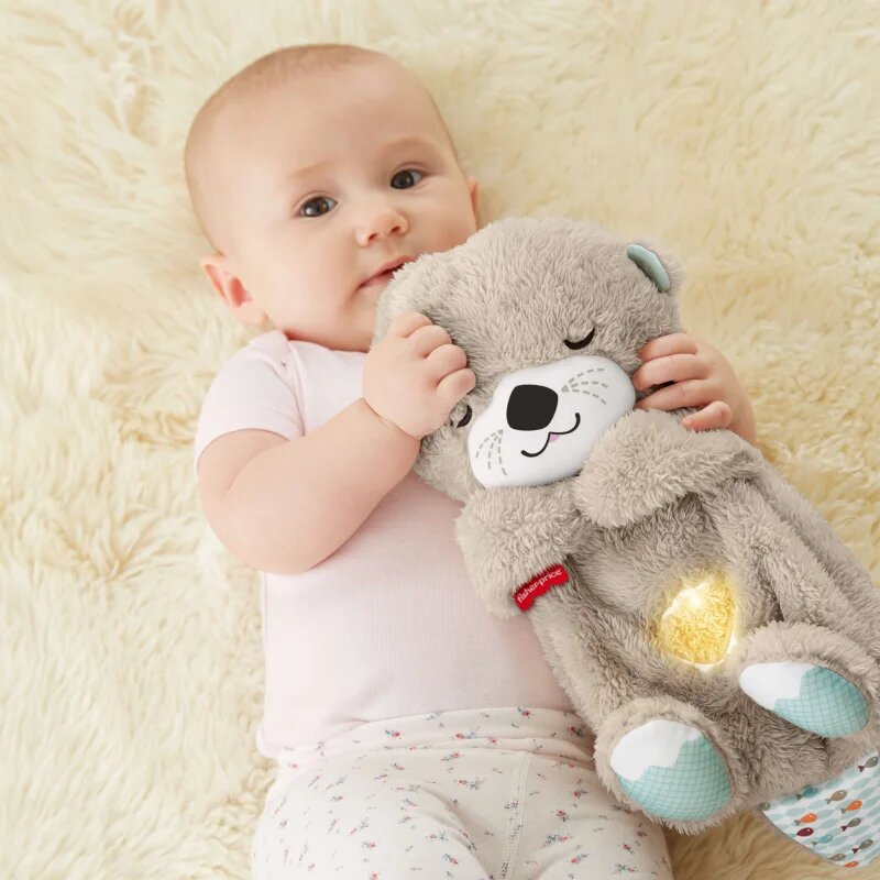 Fisher-Price Soothe & Settle Otter jucărie de pluș cu melodie 1 buc