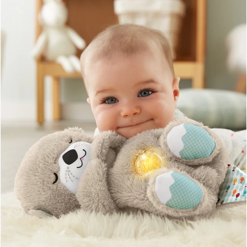 Fisher-Price Soothe & Settle Otter jucărie de pluș cu melodie 1 buc