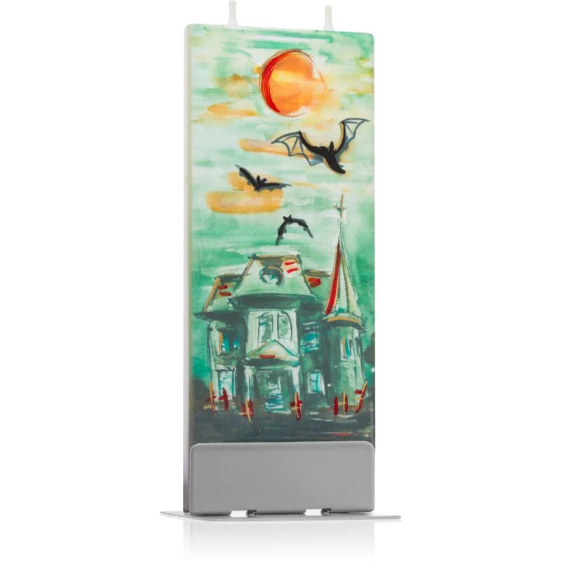 Flatyz Holiday Haunted House and Bats lumanare 6x15 cm