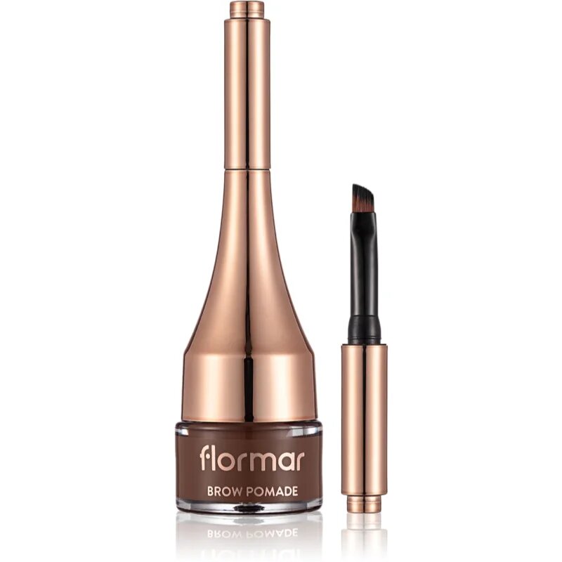 flormar Brow Pomade pomadă pentru sprâncene cu pensula culoare 02 Light Brown 22 g