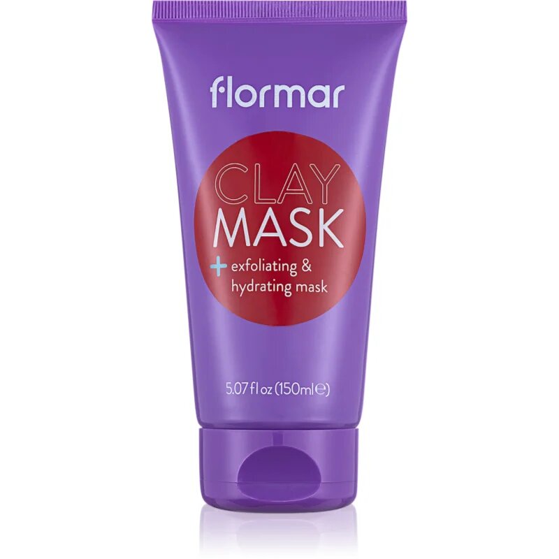 flormar Clay Mask mască facială exfoliantă pentru curățare cu argila 150 ml