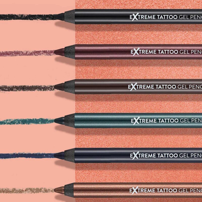 flormar Extreme Tattoo Gel Pencil eyeliner gel rezistent la apă culoare 06 Onyx 1.2 g