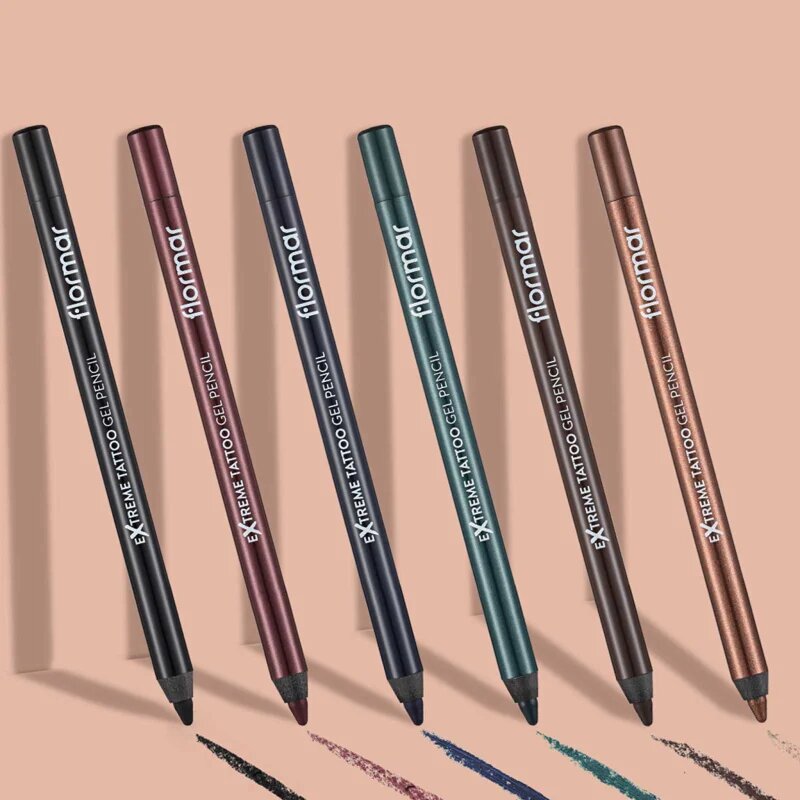 flormar Extreme Tattoo Gel Pencil eyeliner gel rezistent la apă culoare 06 Onyx 1.2 g