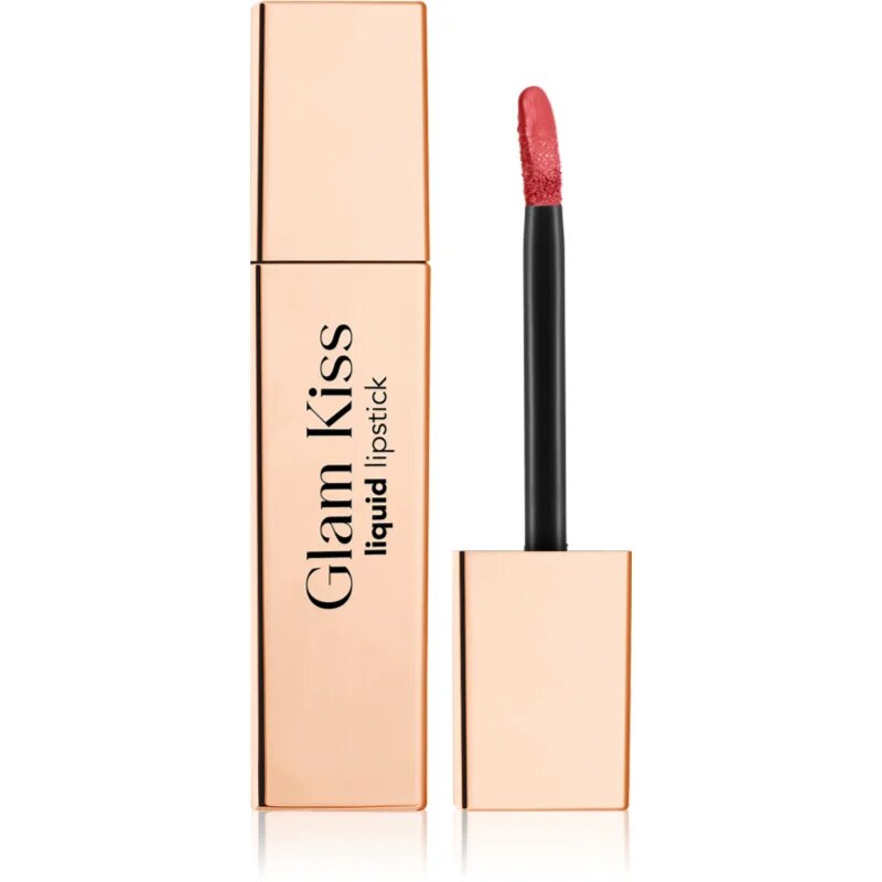 flormar Glam Kiss Liquid Lipstick Ruj de buze lichid de lunga durata lucios culoare 006 Berry Crush 3.5 ml