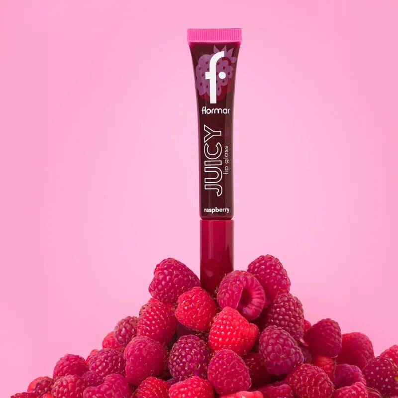 flormar Juicy Lip Gloss lip gloss hidratant culoare 001 Raspberry 10 ml