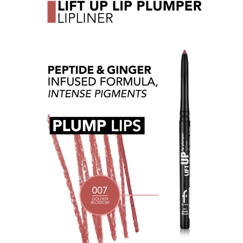 flormar Lift Up Lip Plumper Lipliner Creion de buze de lunga durata cu efect de crestere culoare 007 - Golden Blossom 0.35 g