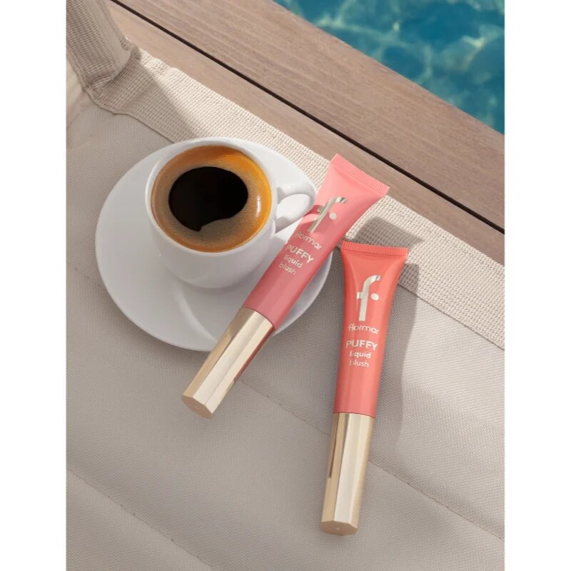 flormar Puffy Liquid Blush fard de obraz lichid culoare 004 Wish 12 ml