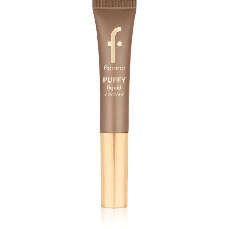 flormar Puffy Liquid Contour cremă de conturare cu aplicator culoare 001 Amber 12 ml