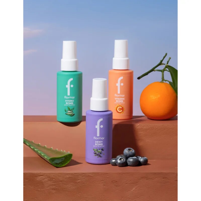 flormar Serum & Primer Dewy Bomb Fundatia serului lucios 30 ml