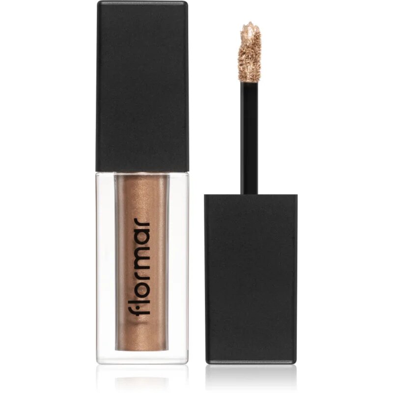 flormar Shimmer & Shine Liquid Shadow farduri de ochi lichide cu sclipici culoare 01 Cashmere Gold 4.5 ml