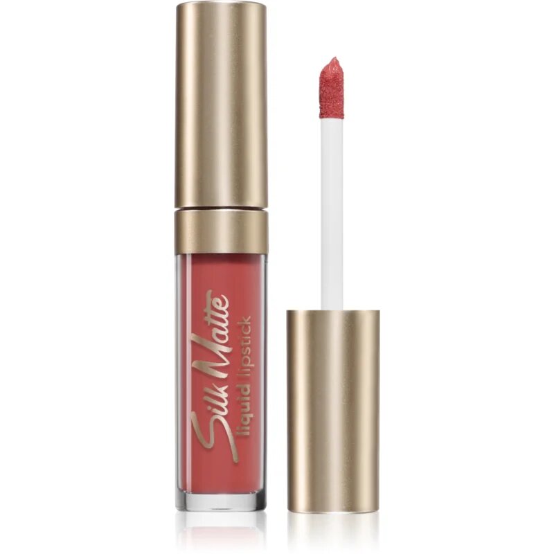 flormar Silk Matte ruj de buze lichid mat și de lungă durată culoare 010 Tender Terra 4.5 ml