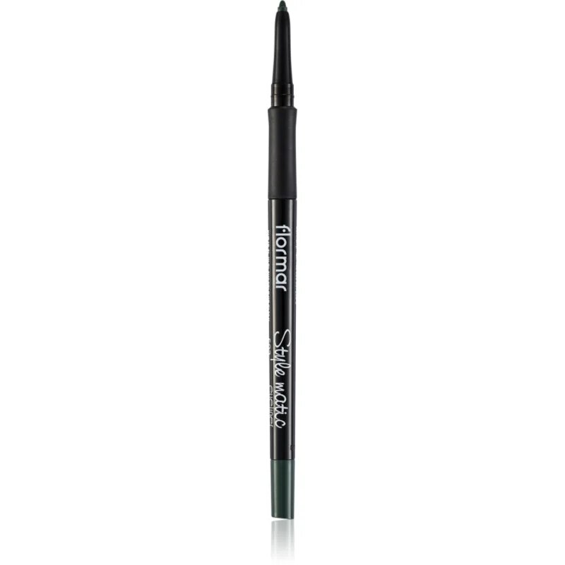 flormar Style Matic Eyeliner creion dermatograf waterproof culoare S08 Serious Green 0.35 g