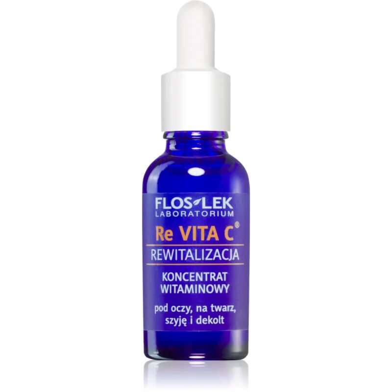 FlosLek Laboratorium Re Vita C Vitamina concentrata pentru zona ochilor gatului si decolteului 30 ml