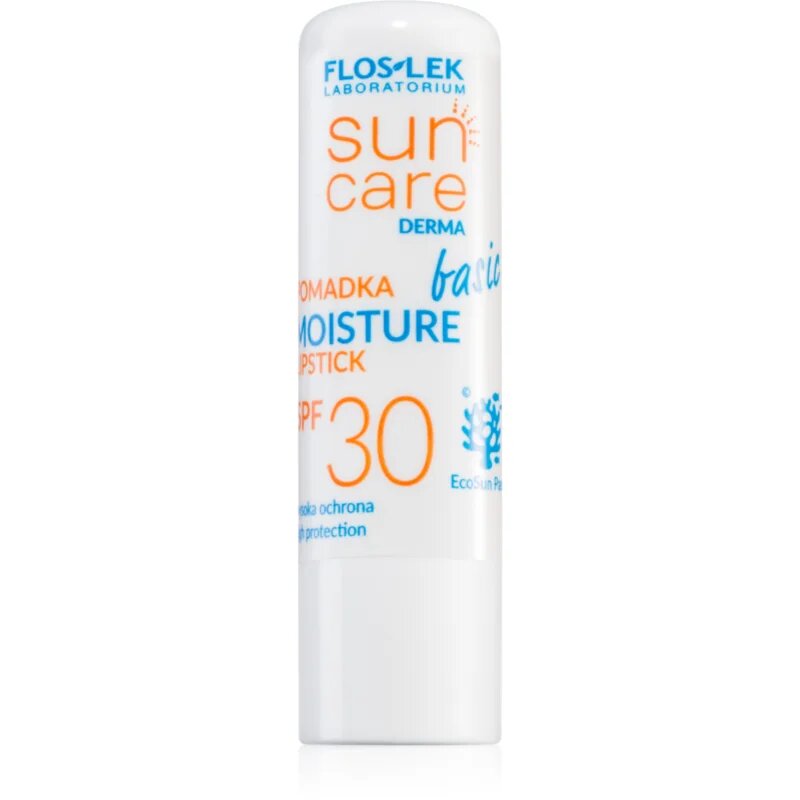 FlosLek Laboratorium Sun Care Derma Basic balsam de buze protector SPF 30 3.8 g